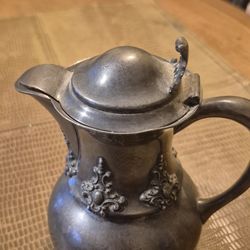 Vintage rogers meridian quadruple plate teapot