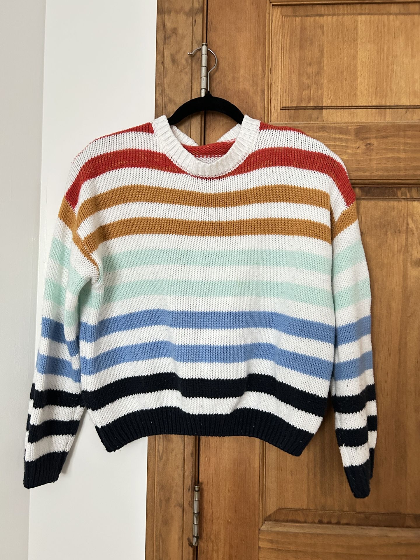 Lulus Multi Striped Knit Sweater - Size Small