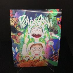 Rick & Morty 3D Lenticular Anime Poster