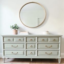 Vintage Green Dresser 
