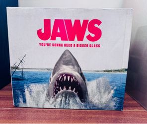 JAWS You’re Gonna Need a Bigger Glass. Amity Island Wine Box EMPTY Rare JAWS 50th Anniversary