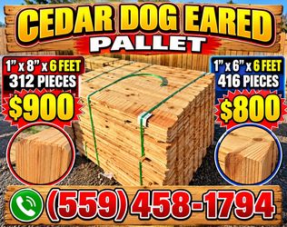 Sierra Pacific Cedar Dog Eared Fence Pickets