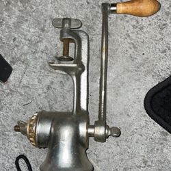 Antique Universal 2 Meat Grinder 