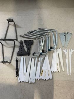 Garage / Workshop Shelving Hardware Lot