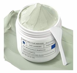 Clay Mask for Face & Sensitive Skin, Triple-Mud Mask for Women