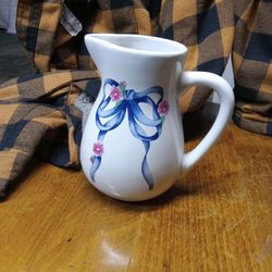 Vintage FTD Blue Ribbon Pitcher