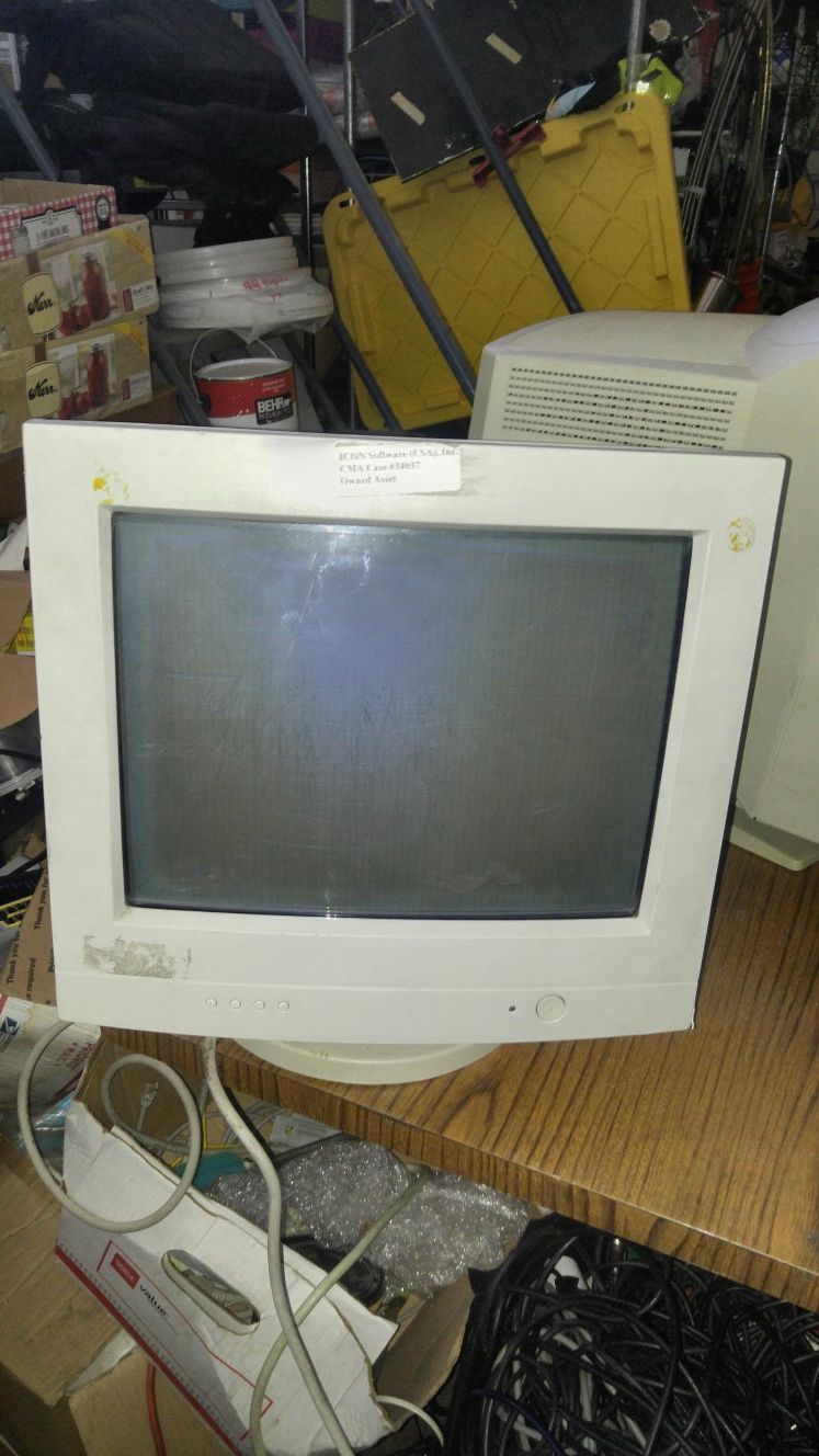 17 inch crt monitor touch screen working