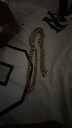 Mini Cuban Link Chain Gold Plated 