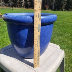 Heavy Blue Pot