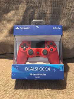 PS4 controller (Magma Red)