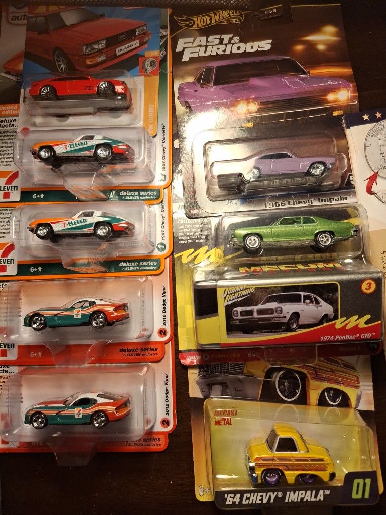 64 Chevelle Impala 01. 7 11 Cars Corvette And Viper And Fast And Furious 1966 Chevy Chevelle And Mecum Auc Tion. 1974p⁰ntiac Gto And A Hotwheels