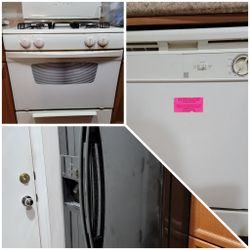 Used Whirlpool Appliances Gas Stove Range Or Dishwasher Or Refrigerator 