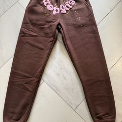Brown Sp5der sweats