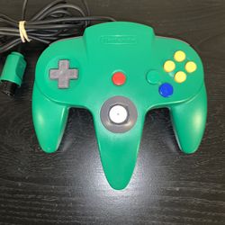 OEM Nintendo N64 Controller Green Original Authentic 