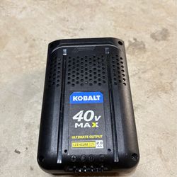 Kobalt 40v Max Battery