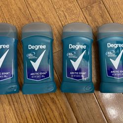 Lot of 4 Degree Men Fresh 48 Hour Deodorant Arctic Edge (3 oz/each)