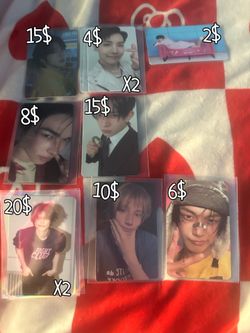 BTS, Enhypen, txt photocards