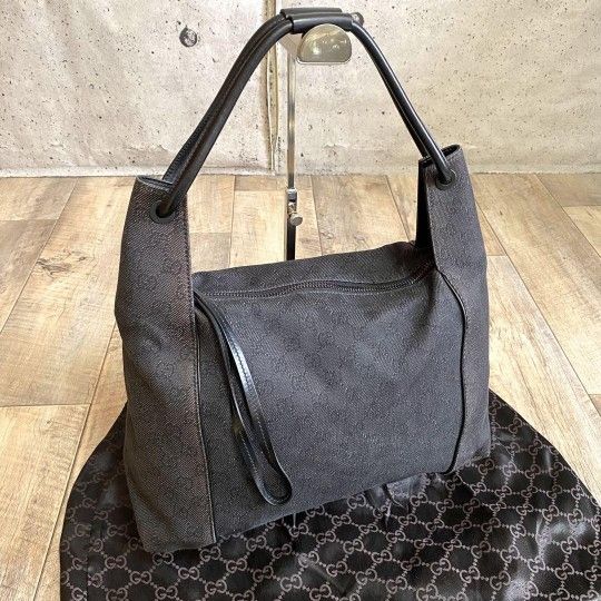 𝐆𝐮𝐜𝐜𝐢 Canvas Leather Handbag One Shoulder Bag