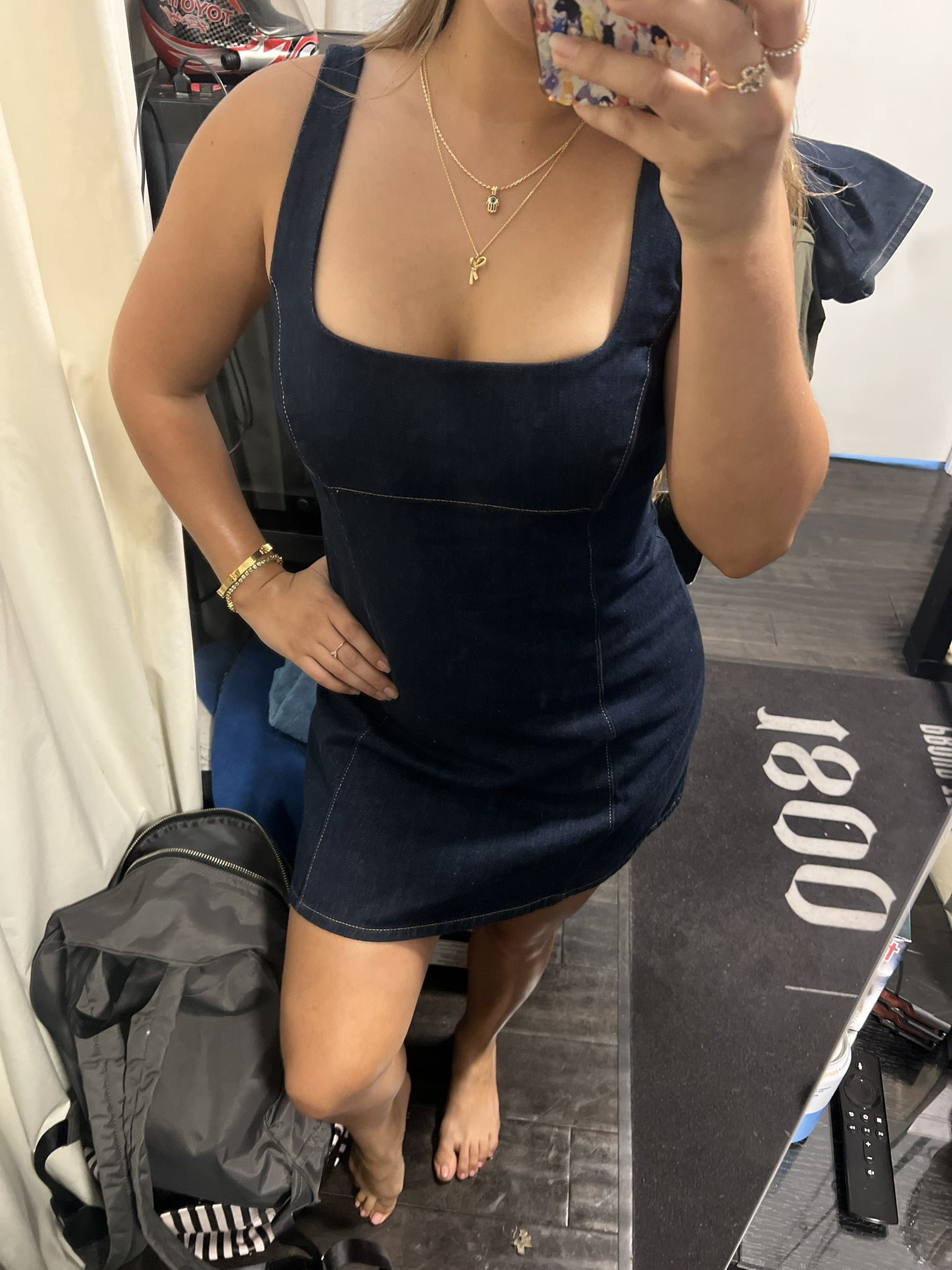 Zara jean dress