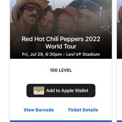 RED HOT CHILI PEPPERS  CONCERT