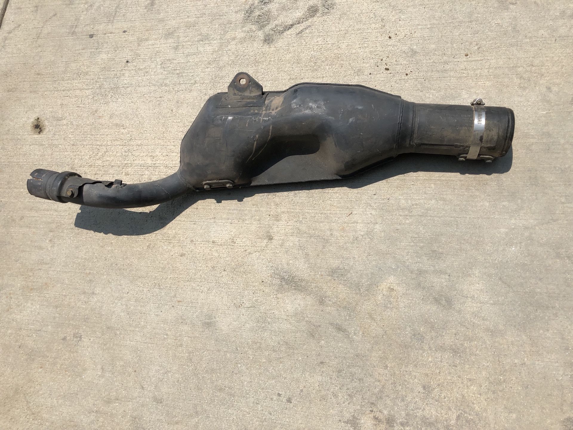 Honda XR650L stock muffler exhaust pipe