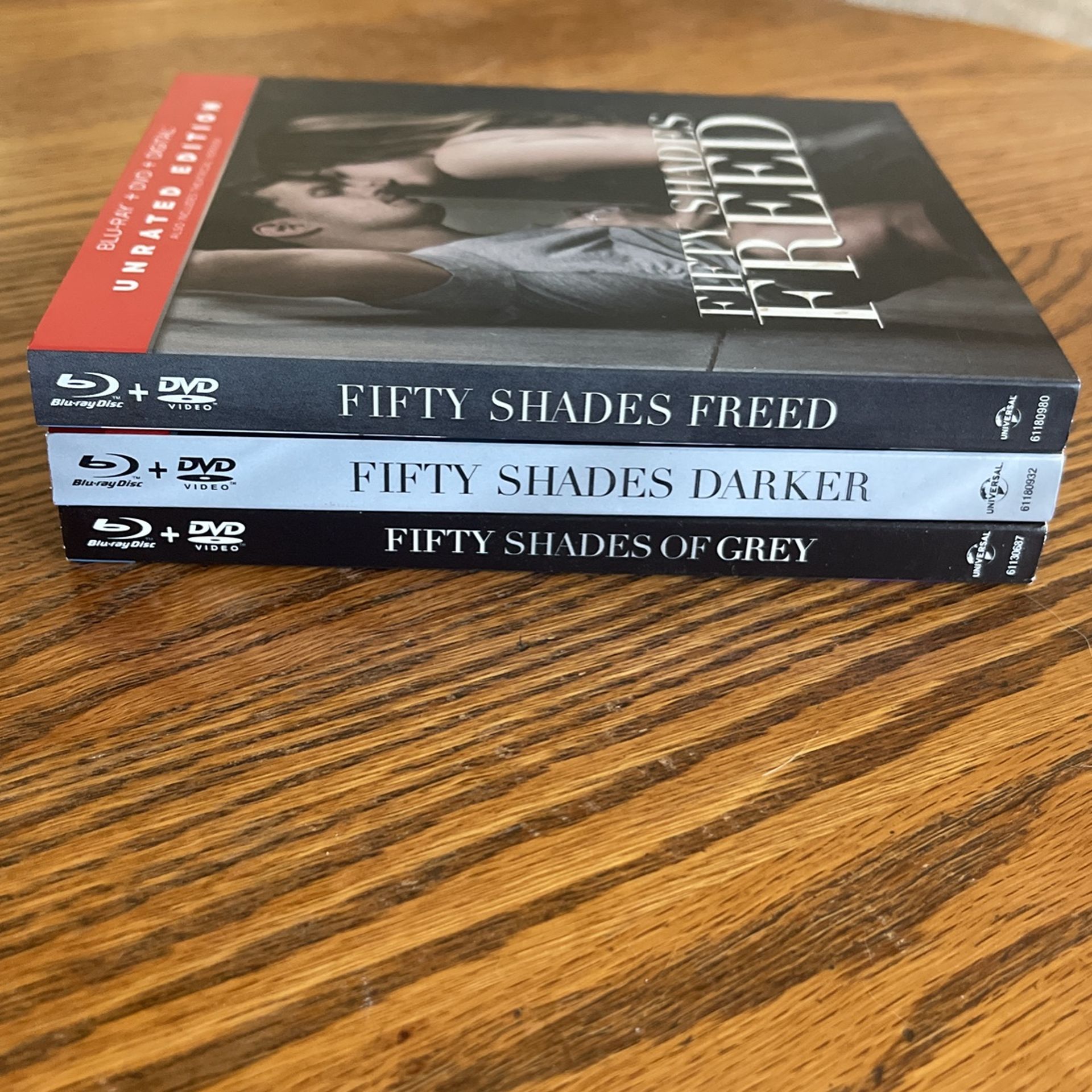 Fifty Shades of Grey Blu-rays