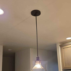 Glasgow Olde Bronze 8 1/2" Wide 1-Light LED Mini Pendants