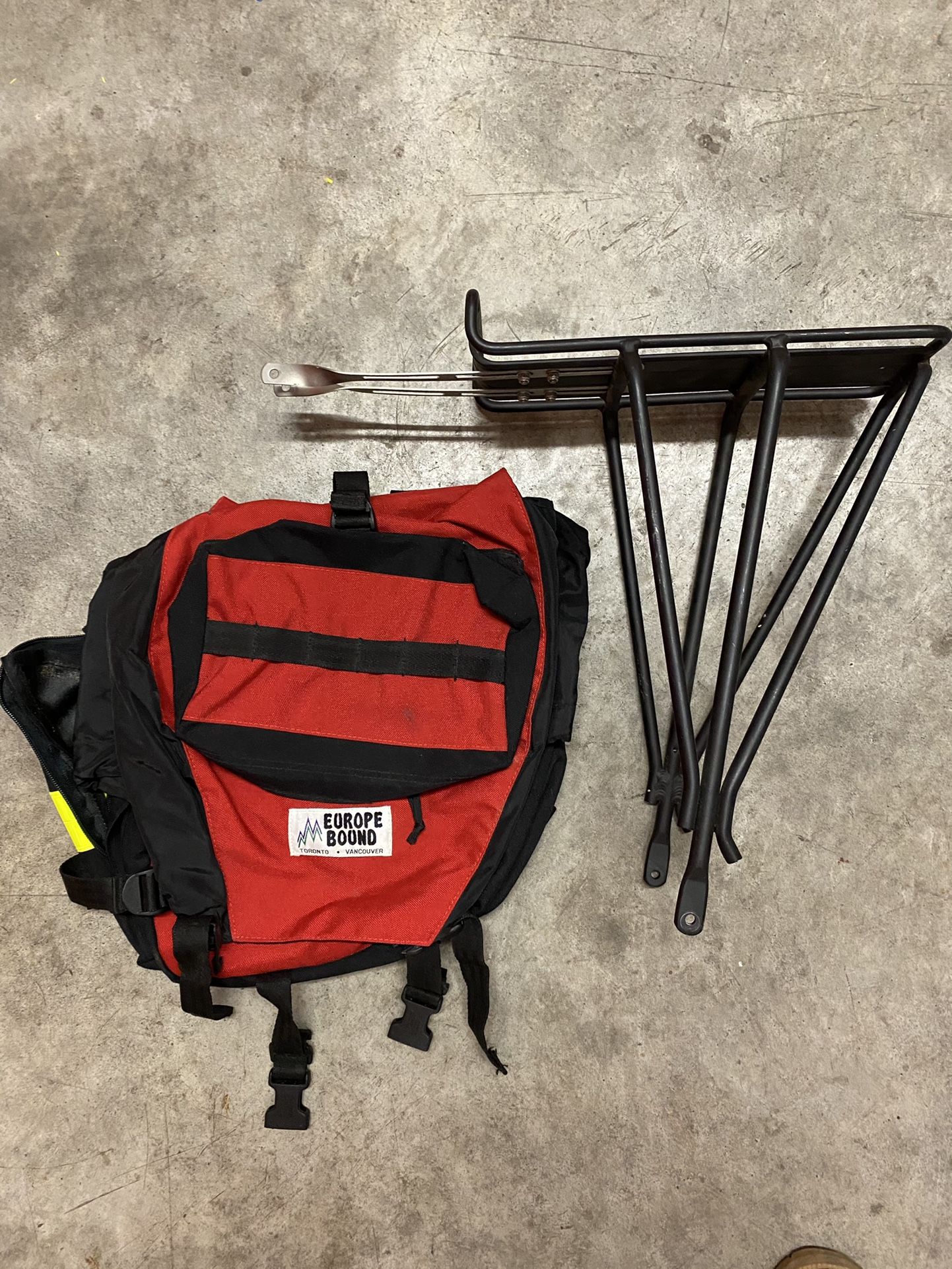 Bicycle Storage Bag And Rack Bundle 