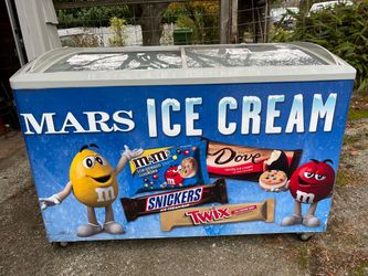 Mars Ice Cream Branded Commercial Chest Freezer