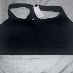 Lululemon All Powered Up Black Bra.