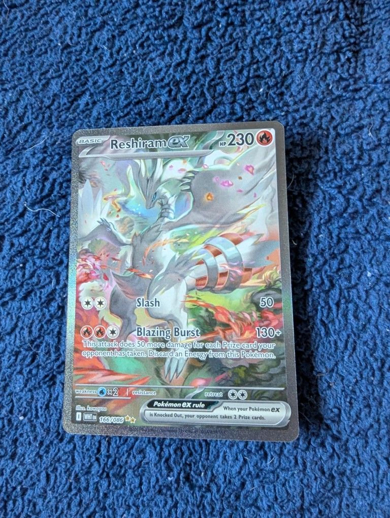  166/086 Reshiram EX (Pack Fresh)