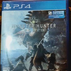Monster Hunter World PS4 