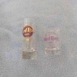 Hard Rock Las Vegas Hotel Shot Glasses