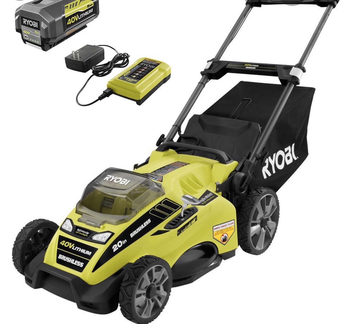 Ryobi lawn mower and weed wacker