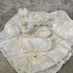 baptism candle set