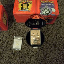 1999 23 Karat Gold-plated Pokemon Playing Cards $ 500  (Obo) Players Guide Book $75