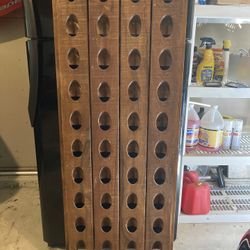 Brown Wooden Succulent Storage Rack