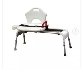 Sliding Shower Transfer Chair / Commode Plus size