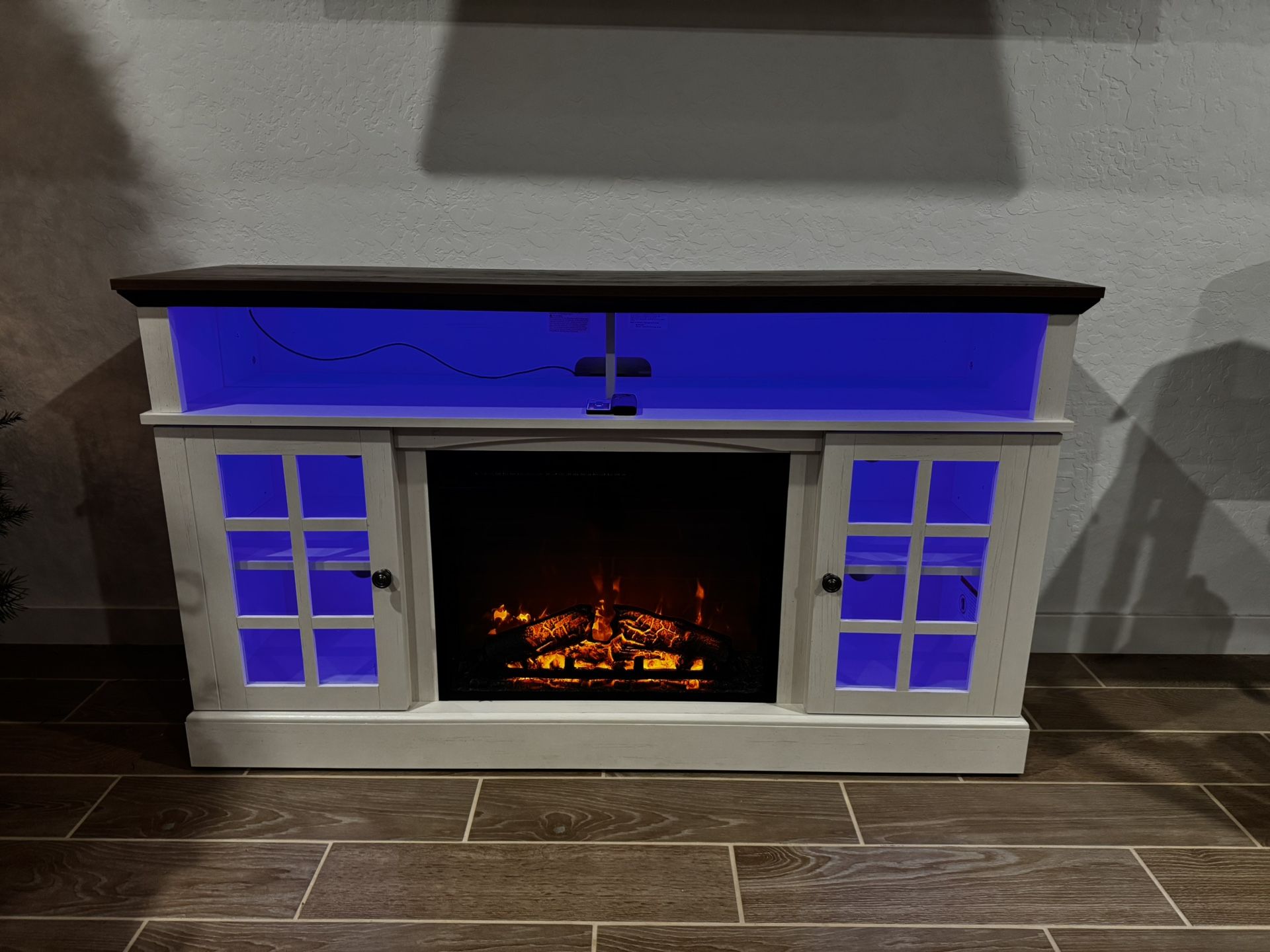 TV Stand With Fireplace