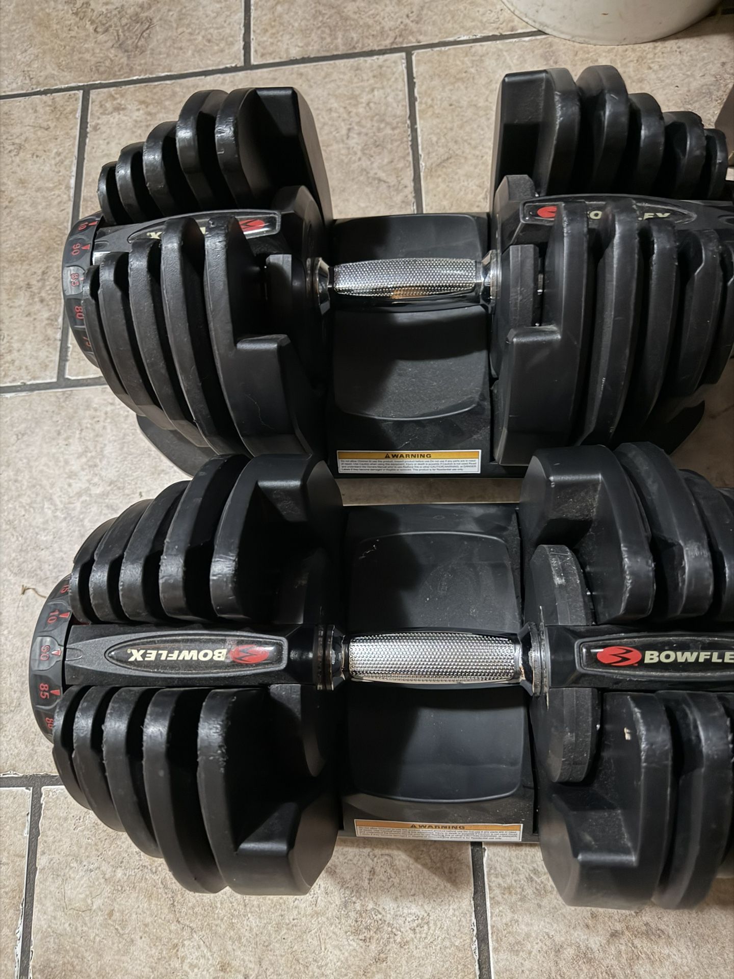 10-90 Dumbbells Bowflex