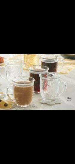 Set de 4 tazas nuevas de Princess house