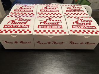 Toy Story Pizza Planet Favor Boxes 