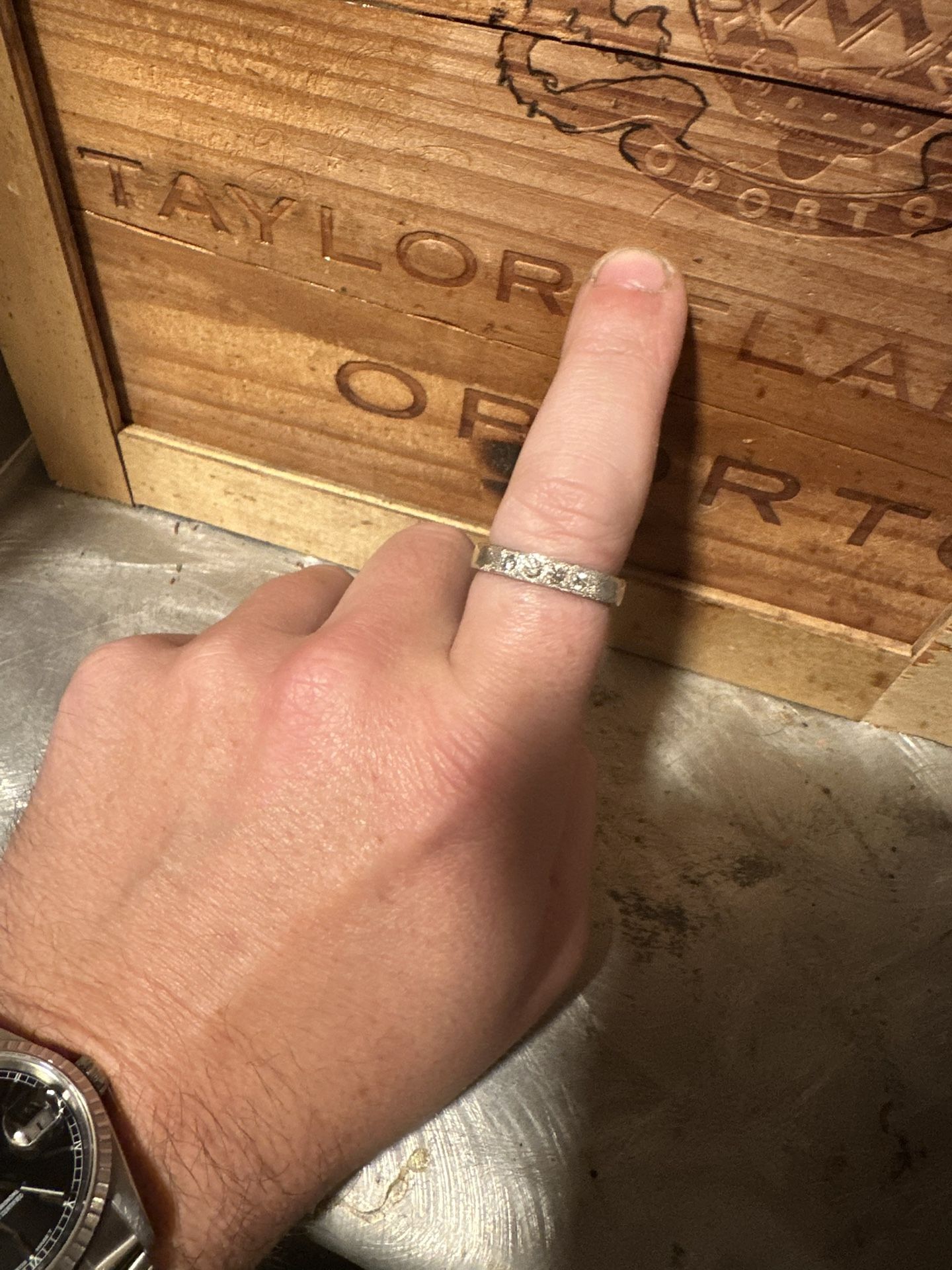 Champagne Diamonds Ring 