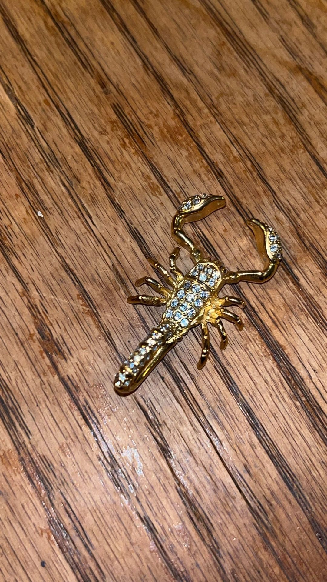 Diamond Scorpion Pendant