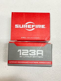 SureFire 123A 3V Lithium Batteries 12-Pack x2! (BIN2)