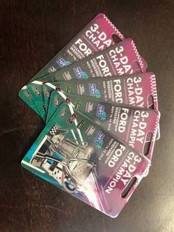 Total of 5 post race passes good for all 3 NASCAR championship races