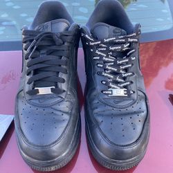 Air Force 1 Black Supreme