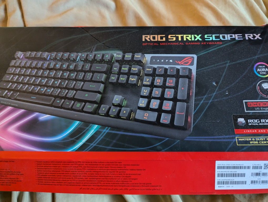 ROG  Strix Scope RX Keyboard