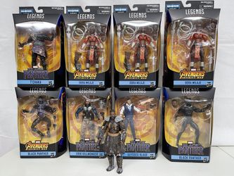 Marvel Legends Black Panther M’Baku Wave with two extra Dora Milaje Figures