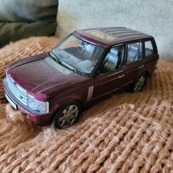 Land Rover RANGE ROVER MAROON Welly 10.5" Scale RARE FIND 2003 Diecast